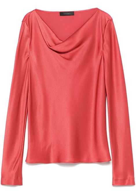 Raspberry pink satin blouse Alberta Ferretti - women